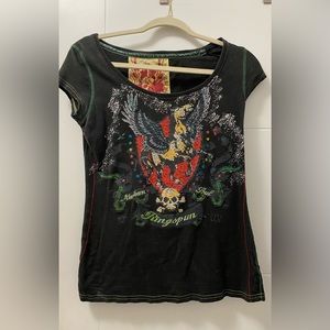 Vintage rocker bling T-shirt!